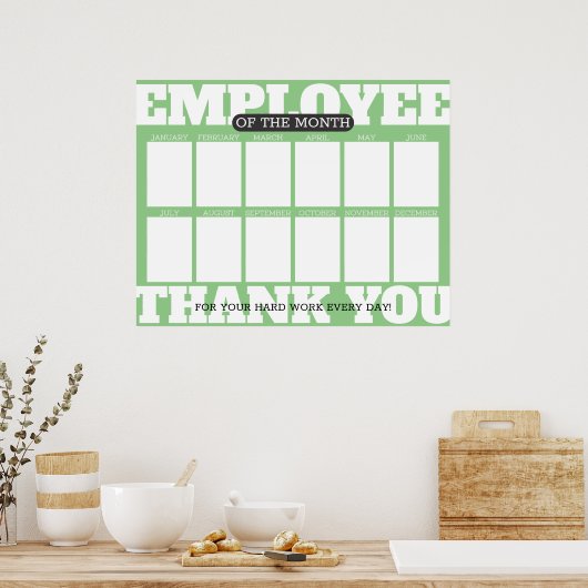 De de kleurenfotowerknemer van de douane van de ma poster (Keuken)