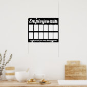 De de kleurenfotowerknemer van de douane van de ma poster (Keuken)