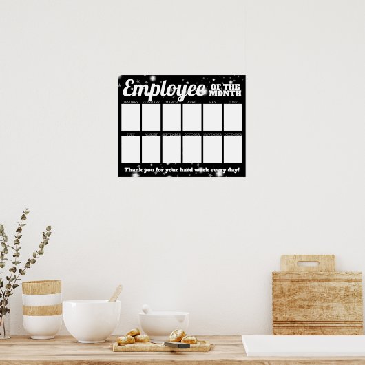 De de kleurenfotowerknemer van de douane van de ma poster (Keuken)