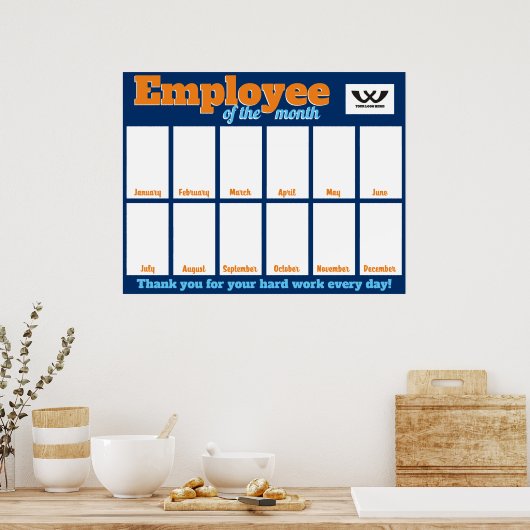 De de kleurenfotowerknemer van de douane van de ma poster (Keuken)