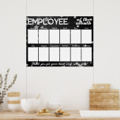 De de kleurenfotowerknemer van de douane van de ma poster (Keuken)