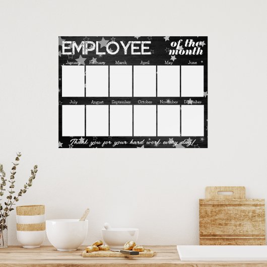 De de kleurenfotowerknemer van de douane van de ma poster (Keuken)