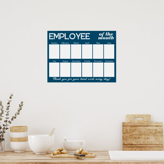 De de kleurenfotowerknemer van de douane van de ma poster (Keuken)