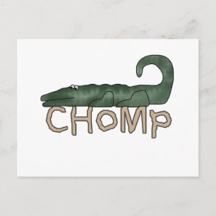 De de KrokodilleT-shirts en Giften van Chomp Briefkaart