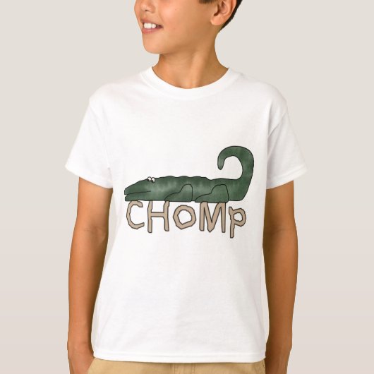 De de KrokodilleT-shirts en Giften van Chomp T-shirt (Voorkant)