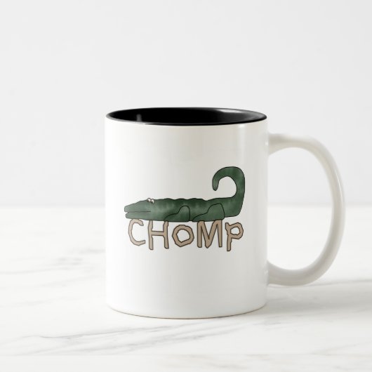 De de KrokodilleT-shirts en Giften van Chomp Tweekleurige Koffiemok (Rechts)