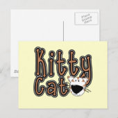 De de leuke T-shirts en Giften van de Kat van het Briefkaart (Voorkant / Achterkant)