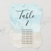 De de lijstaantalkaart van de Waterverf van het st Kaart (Voorkant / Achterkant)