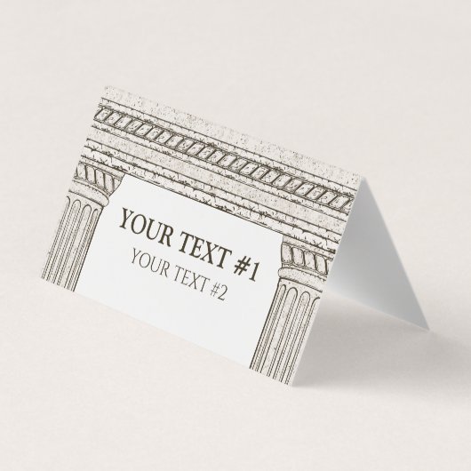 De de lijstkaart van de partijdouane van de partij visitekaartje (Achterkant)