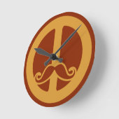 De de muurklok van Stache van de Vrede Ronde Klok (Hoek)