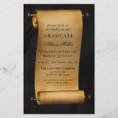 De de partijUitnodiging van de de scrolleringspart (Voorkant)