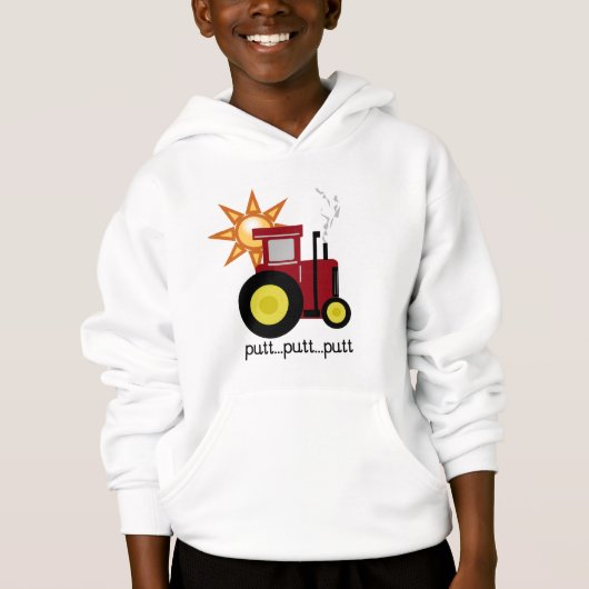 De de rode T-shirts en Giften van de Tractor van (Voorkant)