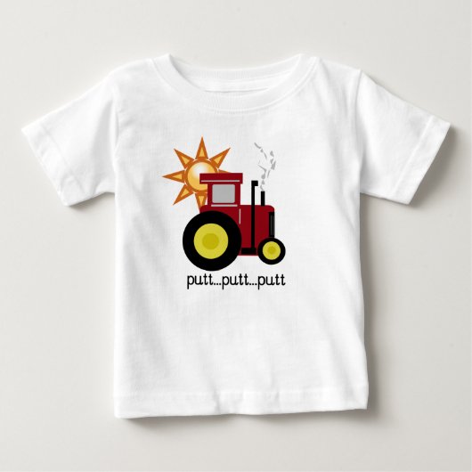 De de rode T-shirts en Giften van de Tractor van (Voorkant)