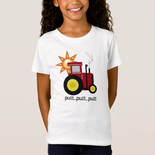 De de rode T-shirts en Giften van de Tractor van (Voorkant)