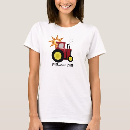 De de rode T-shirts en Giften van de Tractor van (Voorkant)