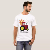 De de rode T-shirts en Giften van de Tractor van (Voorkant volledig)
