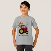De de rode T-shirts en Giften van de Tractor van (Voorkant volledig)