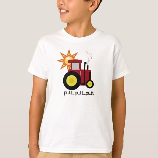 De de rode T-shirts en Giften van de Tractor van (Voorkant)