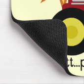 De de rode T-shirts en Giften van de Tractor van Muismat (Hoek)