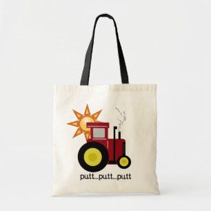 De de rode T-shirts en Giften van de Tractor van Tote Bag