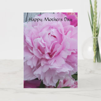 De de Roze Pioenen van de Kaart van de