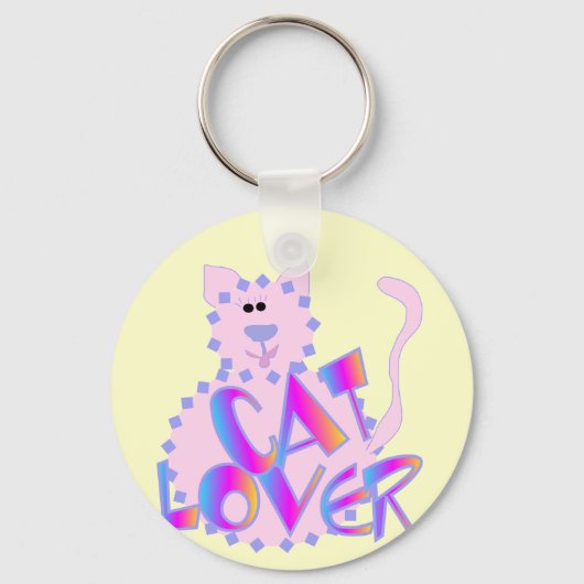 De de roze T-shirts en Giften van de Minnaar van Sleutelhanger (Voorkant)