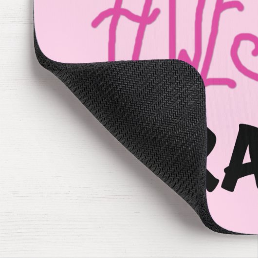 De de Roze T-shirts en Giften van de totaal Geweld Muismat (Hoek)