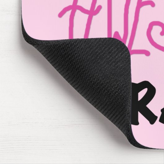 De de Roze T-shirts en Giften van het totaal Muismat (Hoek)