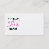 De de Roze T-shirts en Giften van het totaal Visitekaartje (Achterkant)