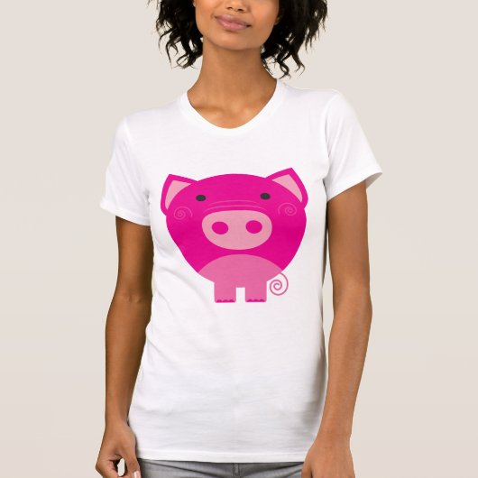 De de roze T-shirts en Giften van het Varken (Voorkant)
