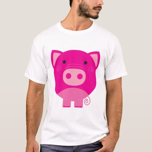 De de roze T-shirts en Giften van het Varken (Voorkant)