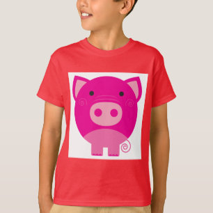 De de roze T-shirts en Giften van het Varken