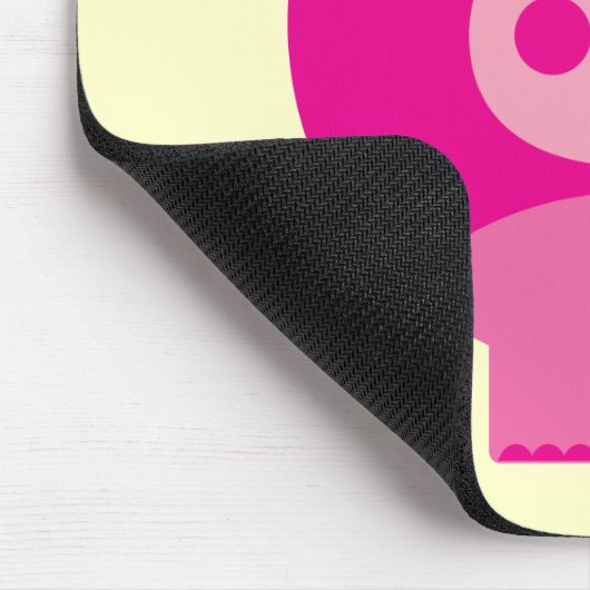 De de roze T-shirts en Giften van het Varken Muismat (Hoek)