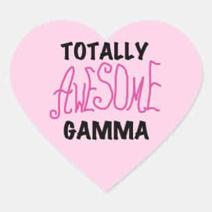 De de Roze T-shirts en Giften van totaal Geweldige Hart Sticker