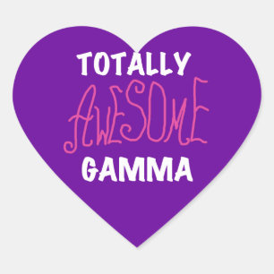De de Roze T-shirts en Giften van totaal Geweldige Hart Sticker