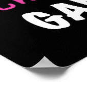 De de Roze T-shirts en Giften van totaal Geweldige Poster (Hoek)