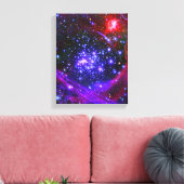 De de stercluster van Arches diep binnen de hub Canvas Afdruk (Insitu (Woonkamer))