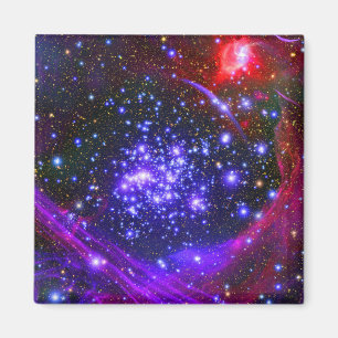 De de stercluster van Arches diep binnen de hub Magneet