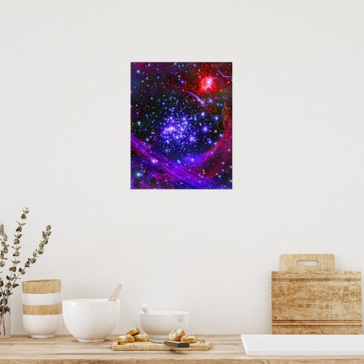 De de stercluster van Arches diep binnen de hub Poster (Keuken)