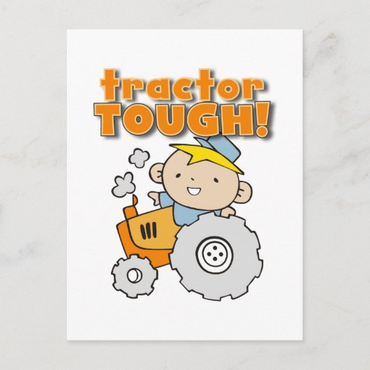 De de Taaie T-shirts en Giften van de tractor Briefkaart (Voorkant)