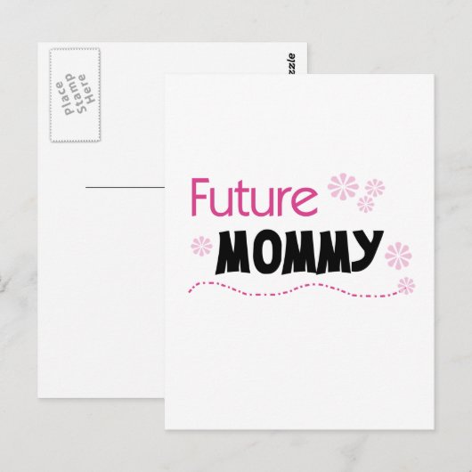 De de toekomstige T-shirts en Giften van de Mama Briefkaart (Voorkant / Achterkant)