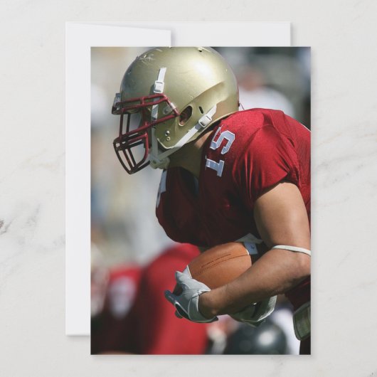 De de veranderingskleur van de Partij van het Foot Kaart (Achterkant)