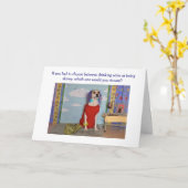 De de verjaardagskaart van de pret voor kaart (Gele Bloem)