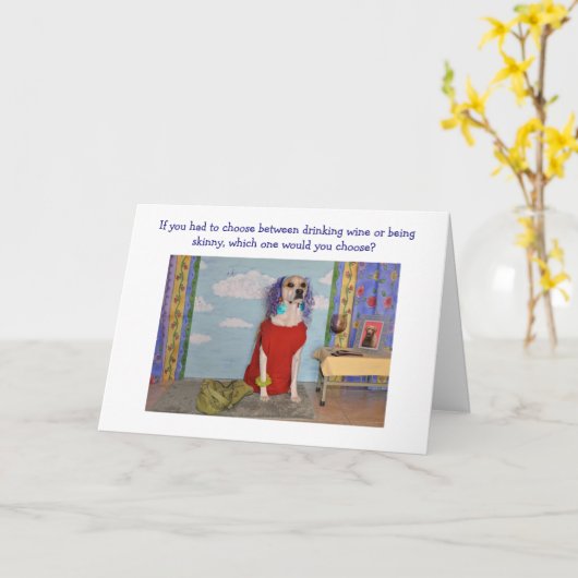 De de verjaardagskaart van de pret voor kaart (Gele Bloem)