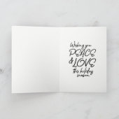 De de vrolijke Vrede en Liefde van de Kaart van de (Binnen)