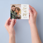 De de weduwfoto van de begroting sparen de Datum Flyer (Hand)