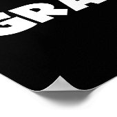 De de Witte T-shirts en Giften van Grammie van het Poster (Hoek)