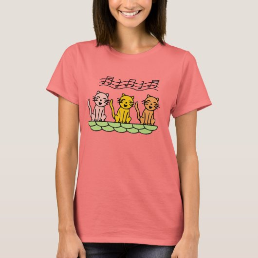 De de zingende T-shirts en Giften van Katten (Voorkant)