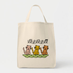 De de zingende T-shirts en Giften van Katten Tote Bag