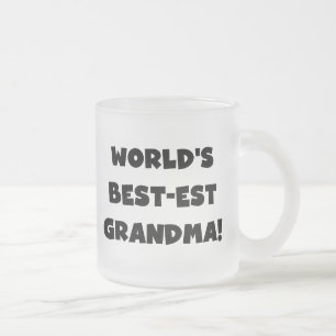 De de Zwarte T-shirts en Giften van de Oma van het Matglas Koffiemok